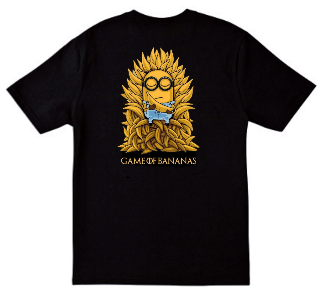 Game Of Bannas Minions Tshirt For Men