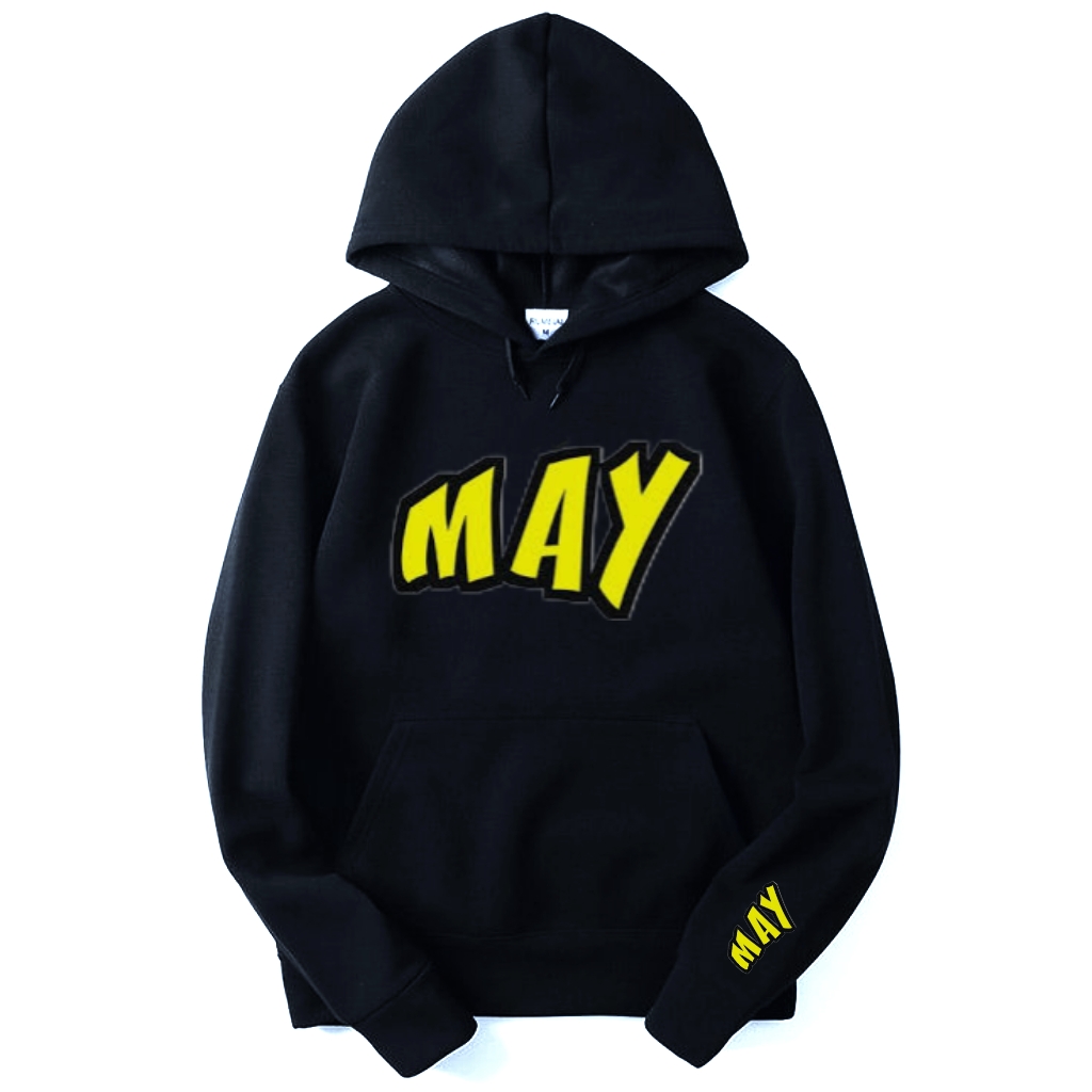 May Born To Bloom Winter Hoodie For Men
