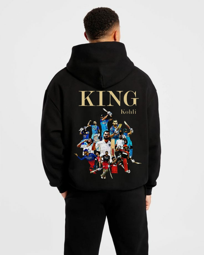 Unisex Virat King Kholi Goat Winter Hoodie