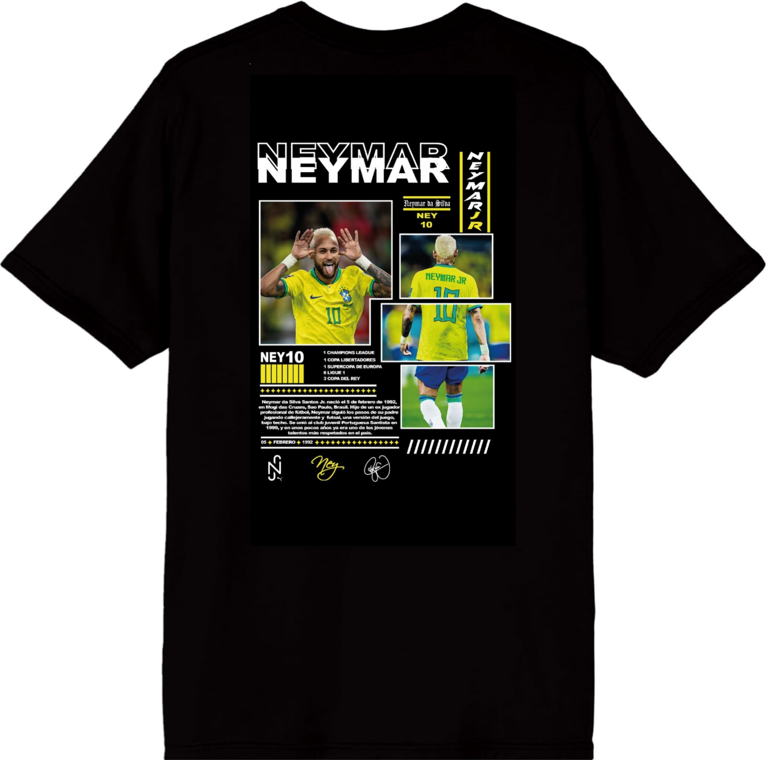 Neymar Tshirt  For Men
