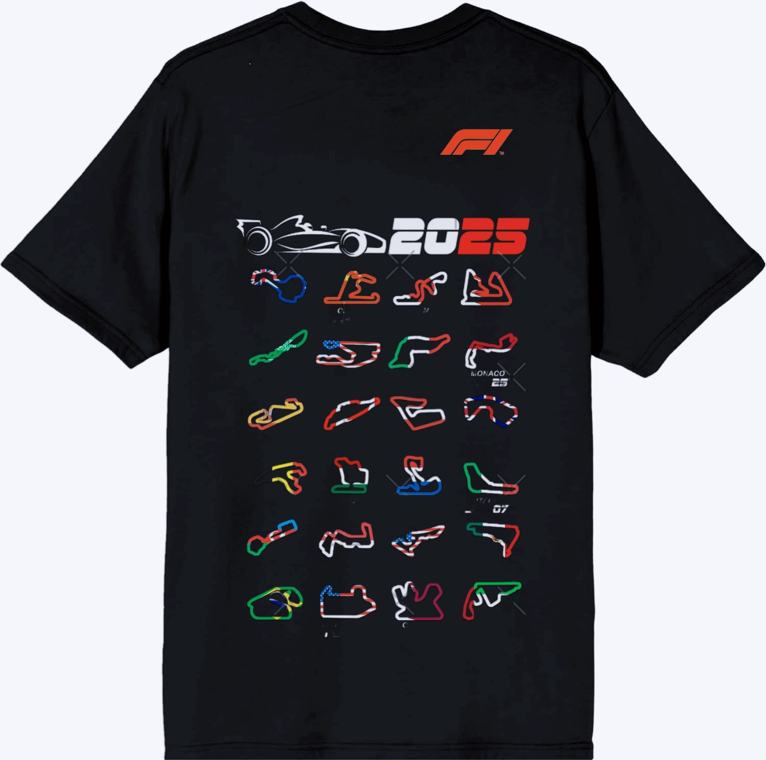 F1 Circuit Tshirt For  Men