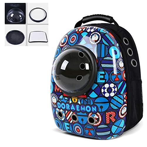 Doremon Pet Carrier Backpack - Blue