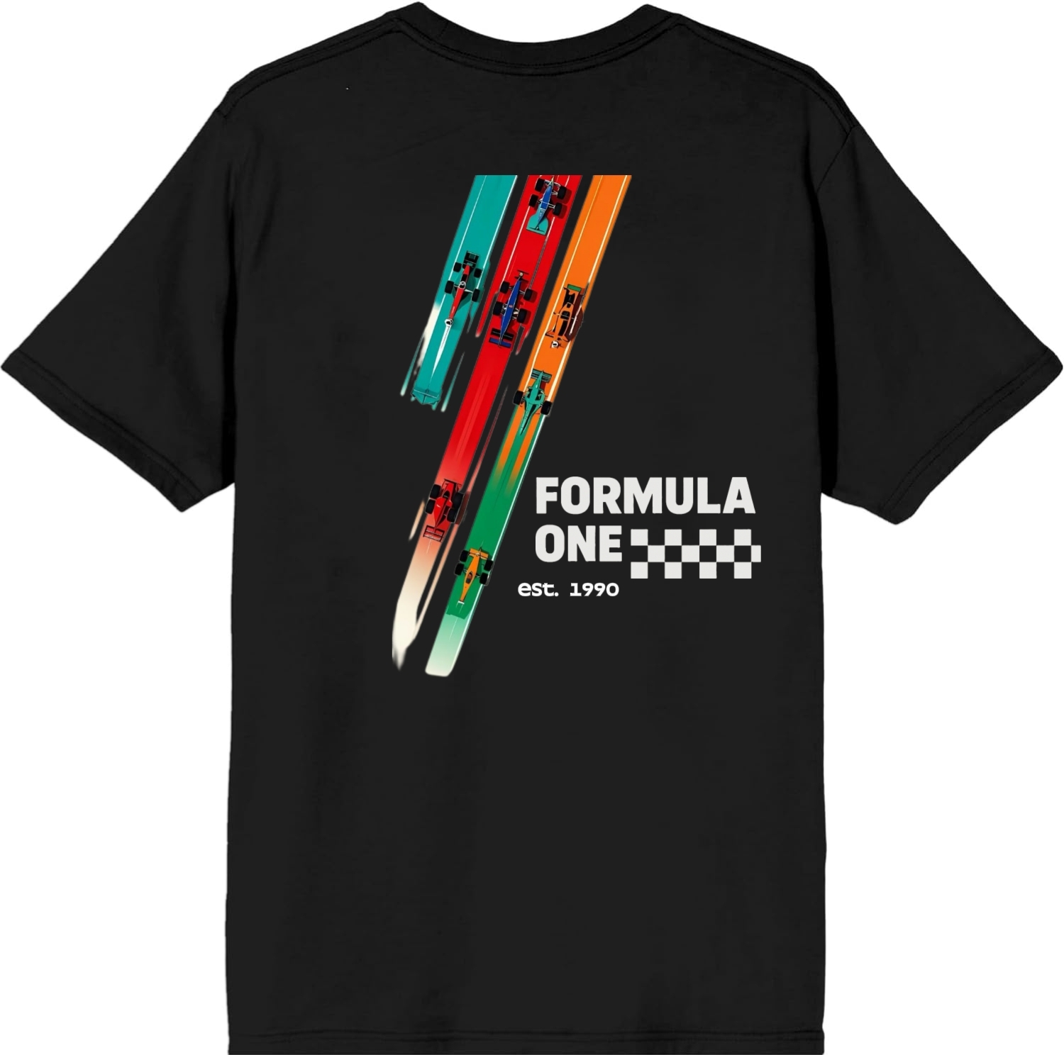 F1 Formula One Tshirt For Men