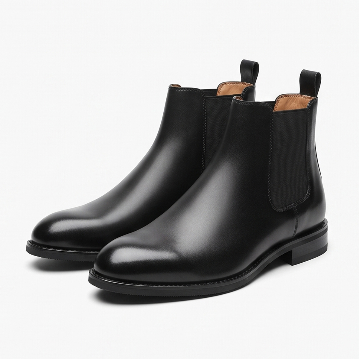  Black Leather Ankle Boots for Men