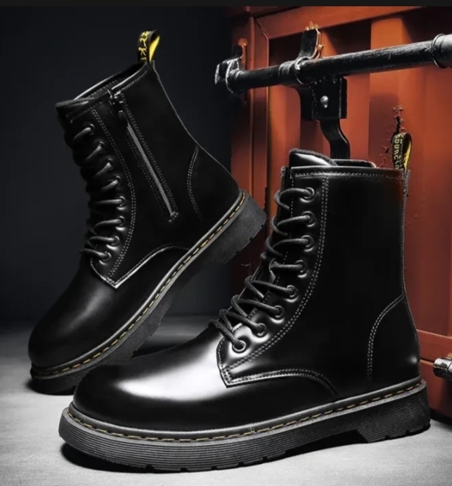 Zip Martin Boots For Men