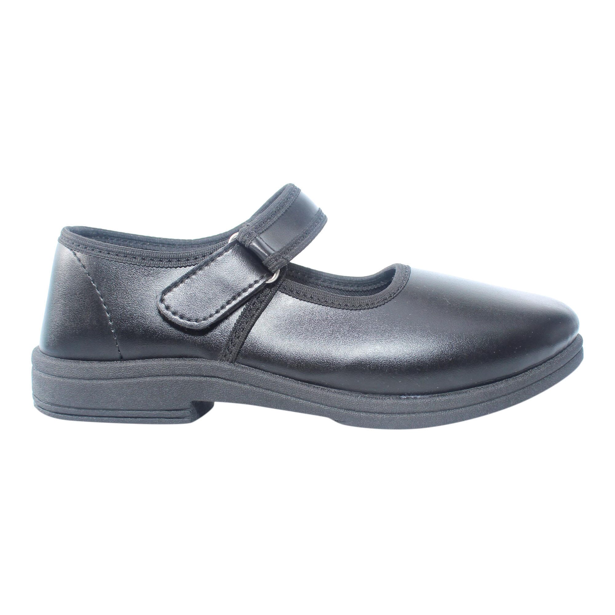 School/College Black Shoes For Girls - ( 4 Yrs )