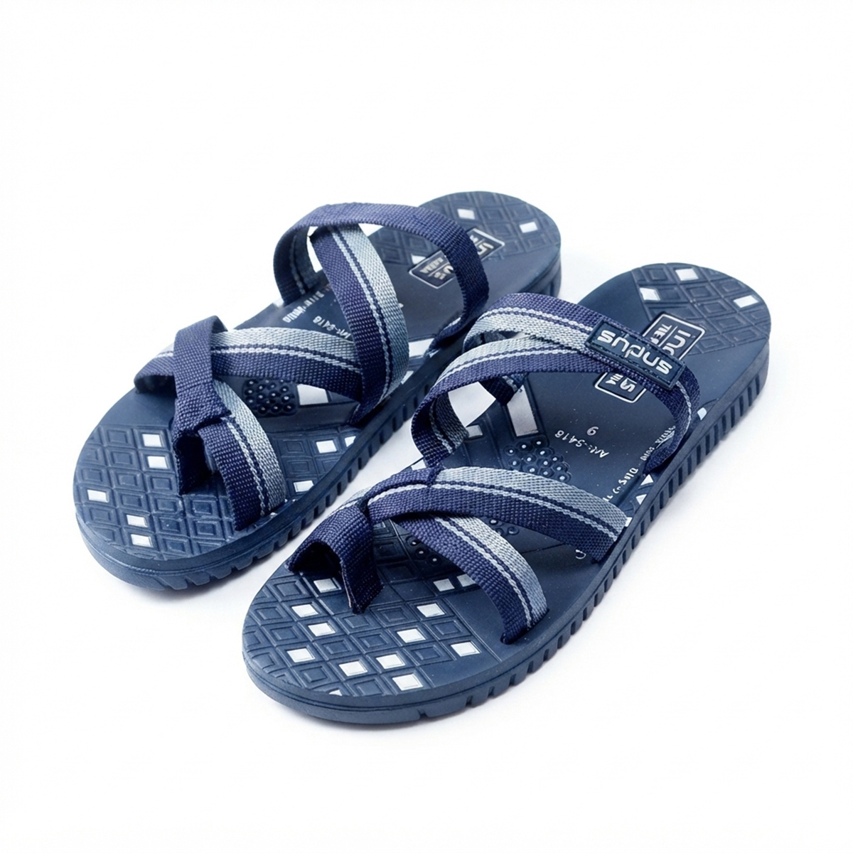 Navy Blue Indus Sandals for Men