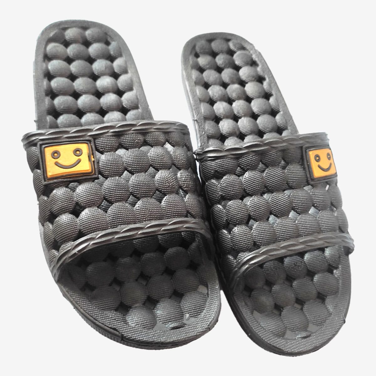 Black Bathroom Rubber Silpers For Men