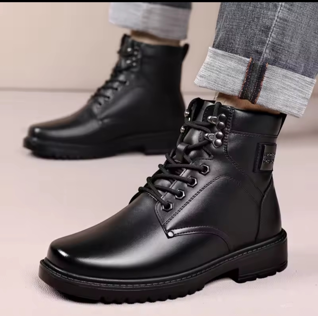 Black Color New Martin Boots For Men