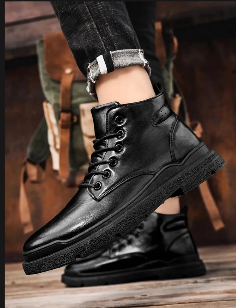 New Martin Black Color Boots For Men