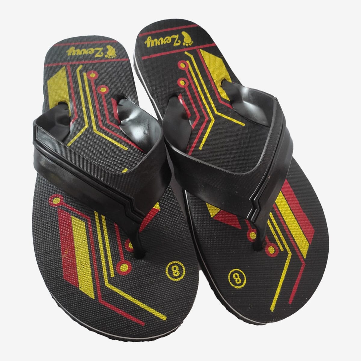 Black Zerry Slippers For Men
