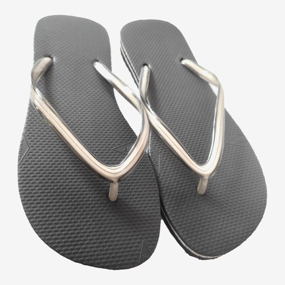 Grey Jhankar Slippers For Women - size 42