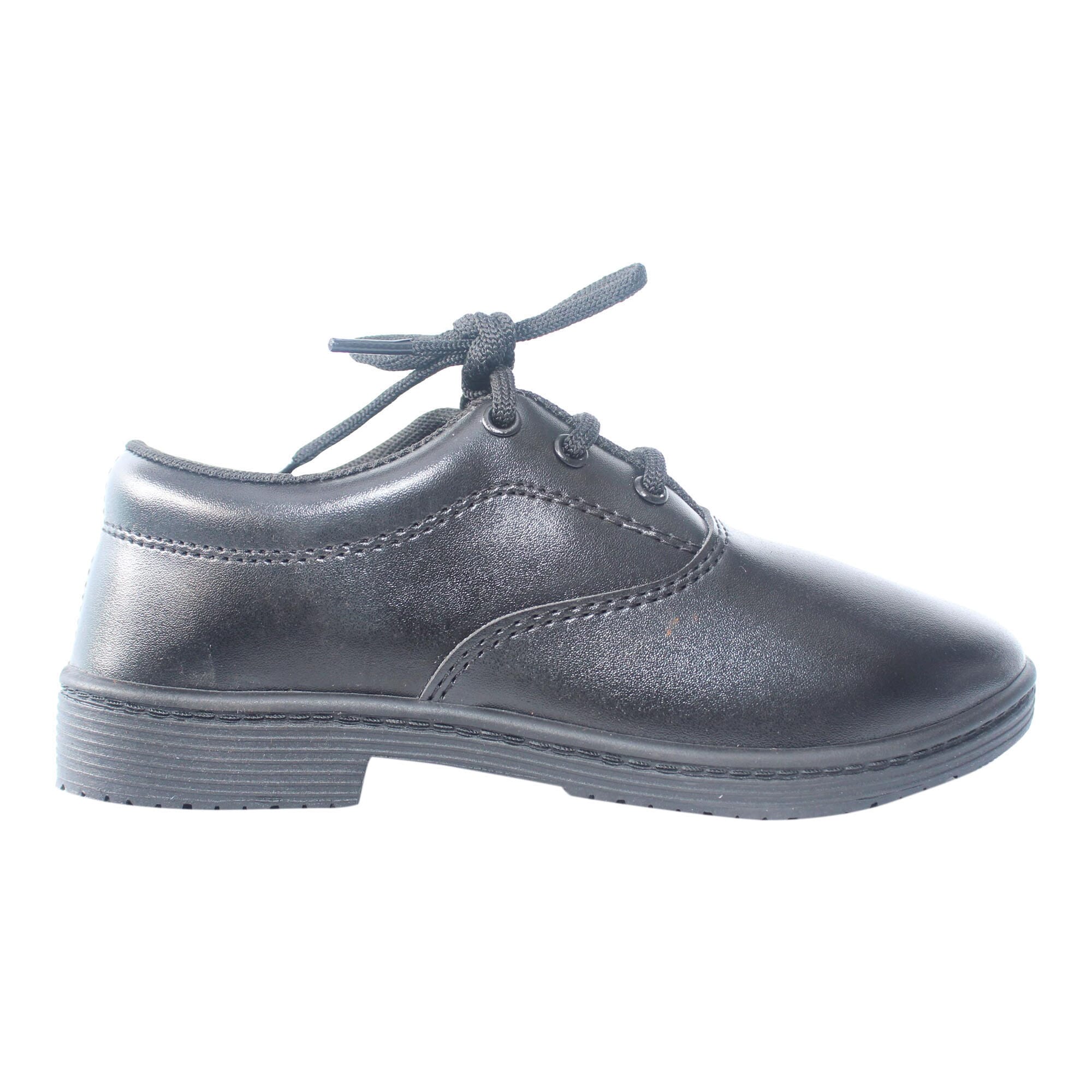 Black School Shoes For Boys - 4years