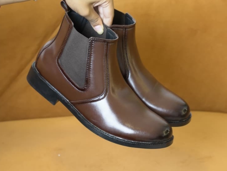 Brown Classic Boots For Men