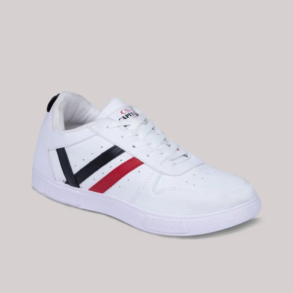 White Air-Mesh Casual, Comfortable & Breathable Sneakers For Men
