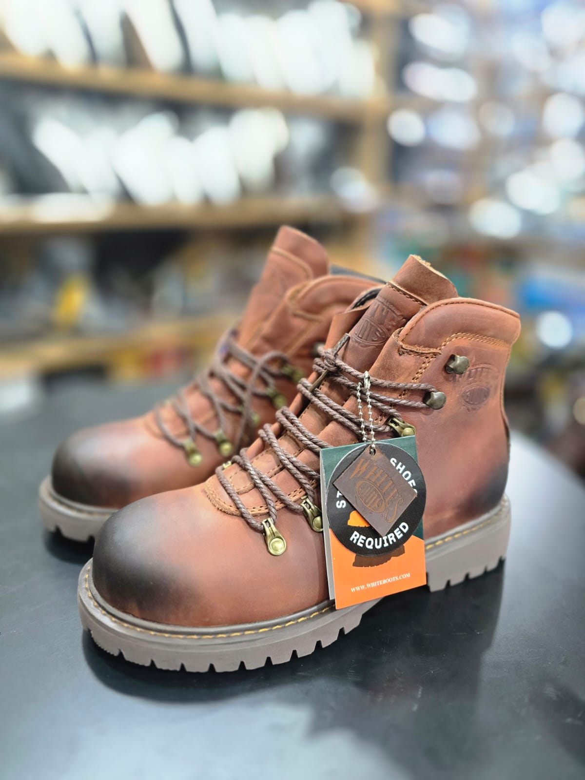 Unisex Buffalo Leather High Ankle Boots 