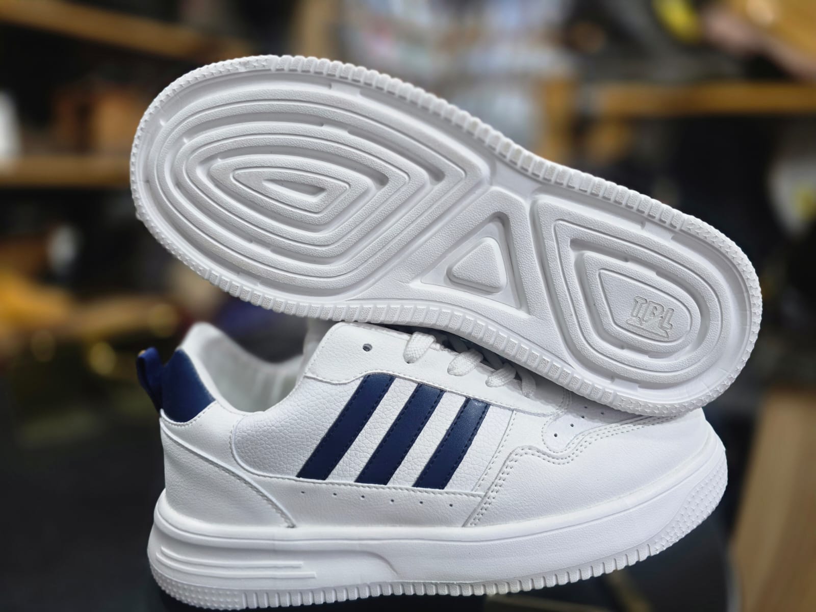 White Navy Casual Street Sneakers Unisex 
