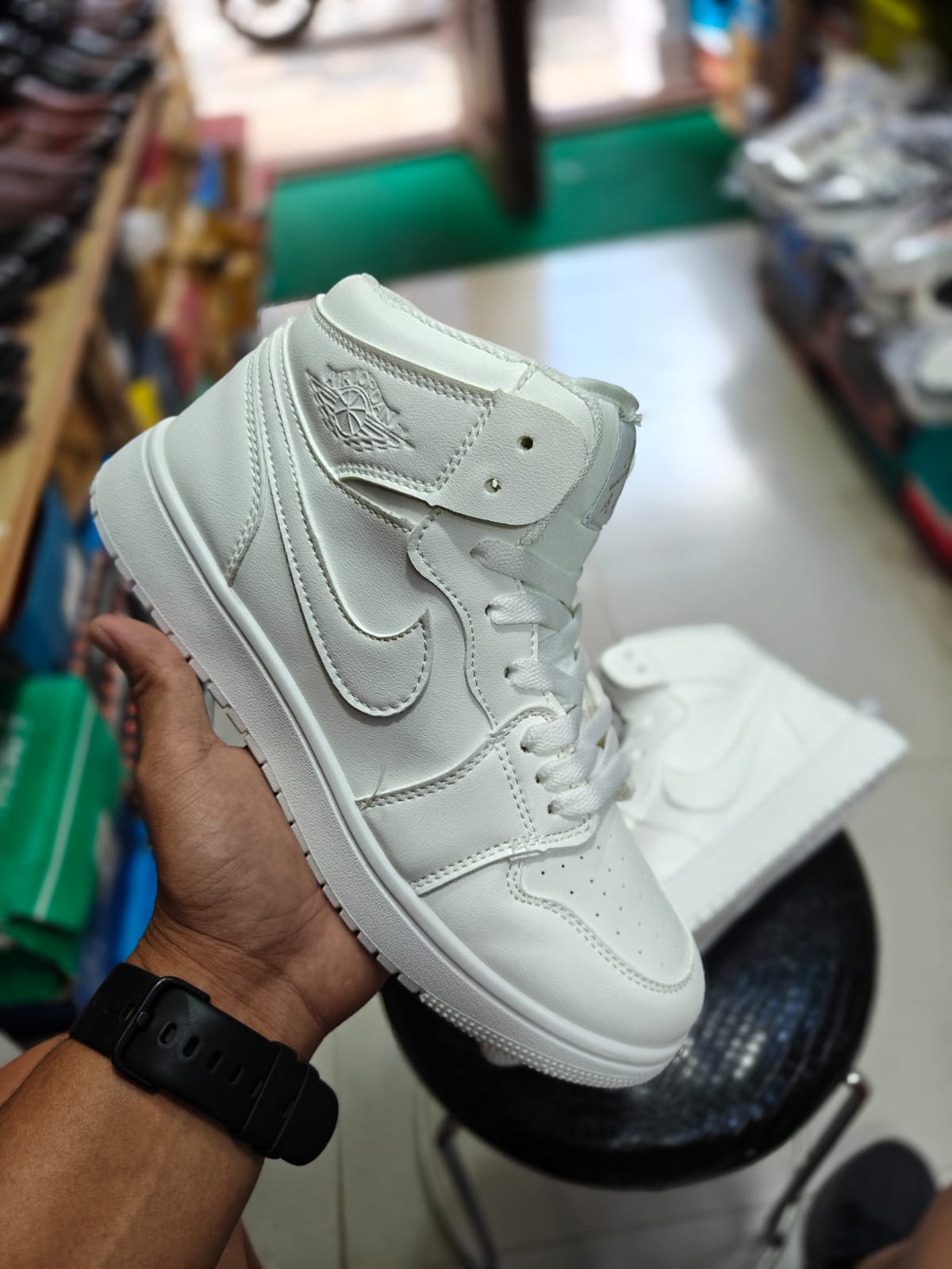 White Jordan 1 Sneakers For Men