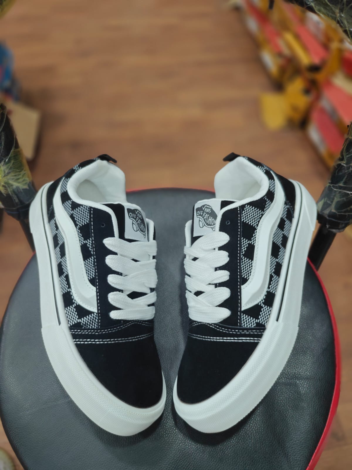 Classic White Potato Vans Sneakers For Men