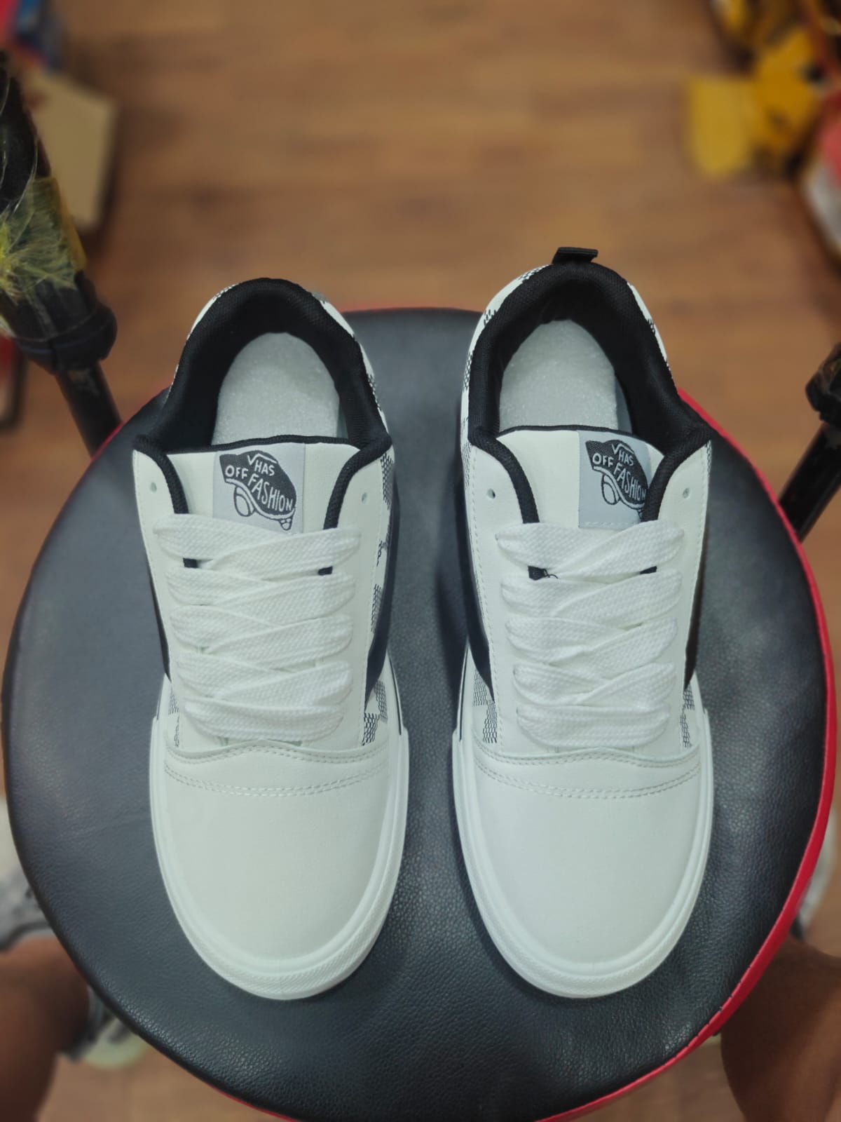 Classic White Potato Vans Sneakers For Men