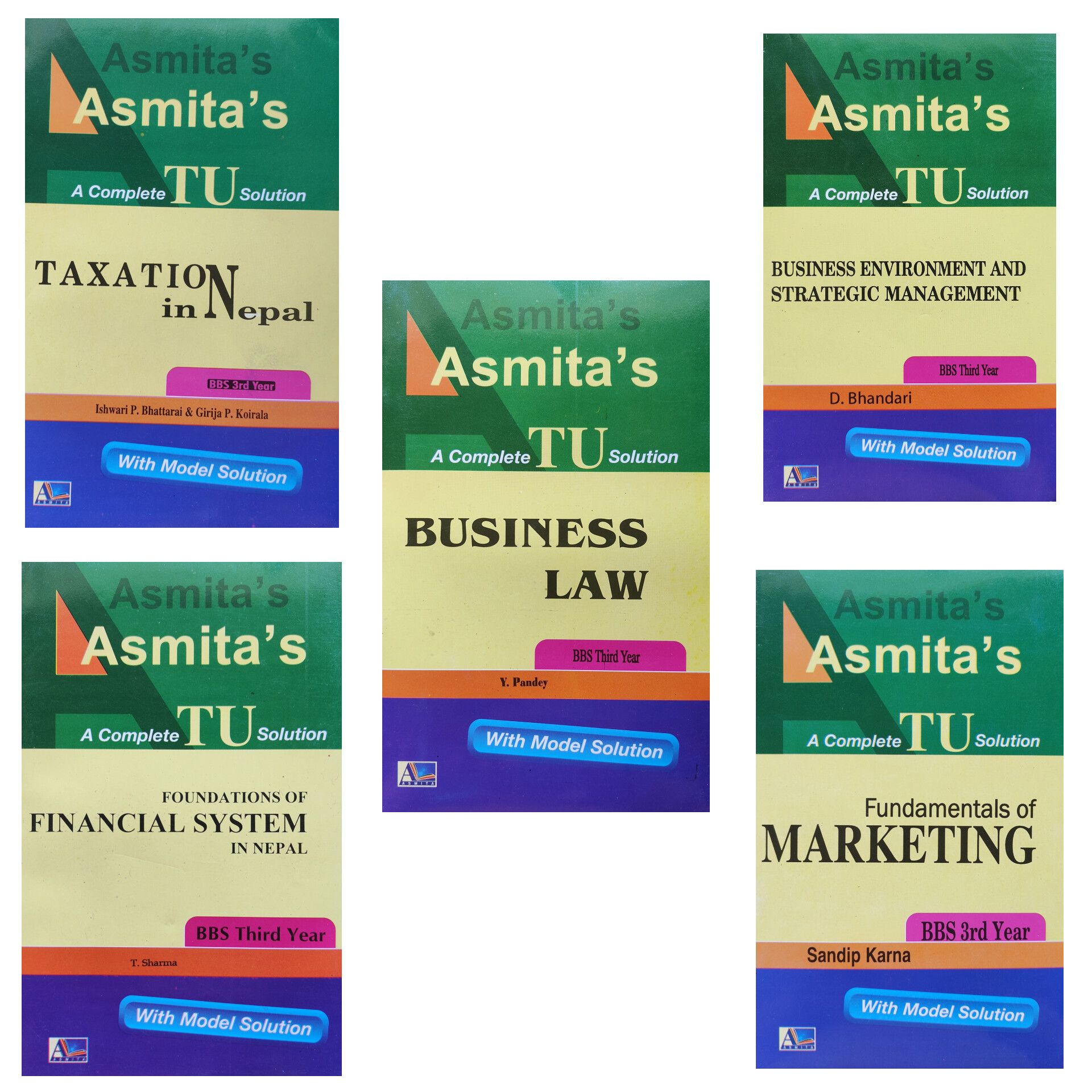 Asmita's TU BBS 3rd Year Solution Set – English Medium
