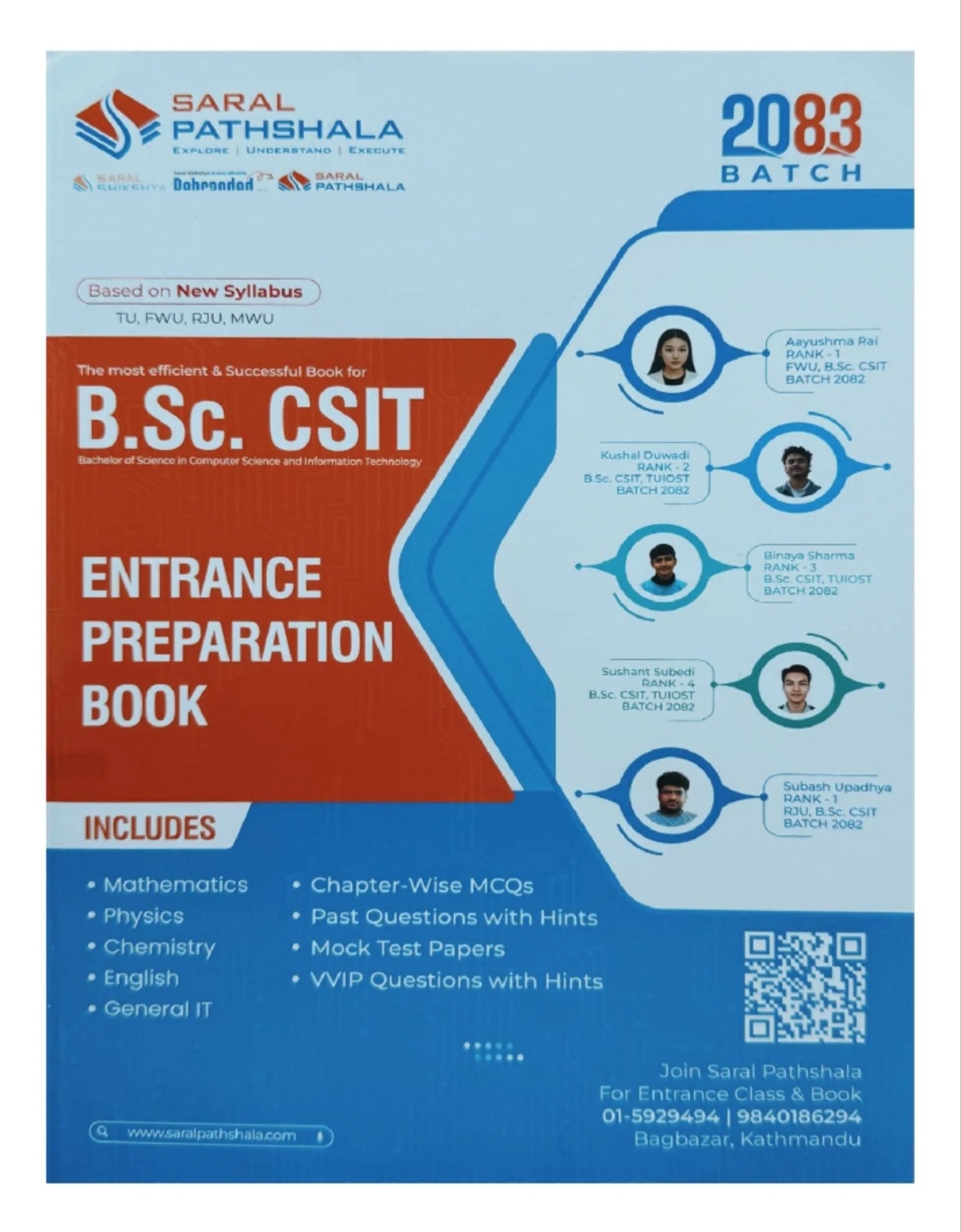 BSc CSIT Entrance Preparation Book – Revised 2083 Edition