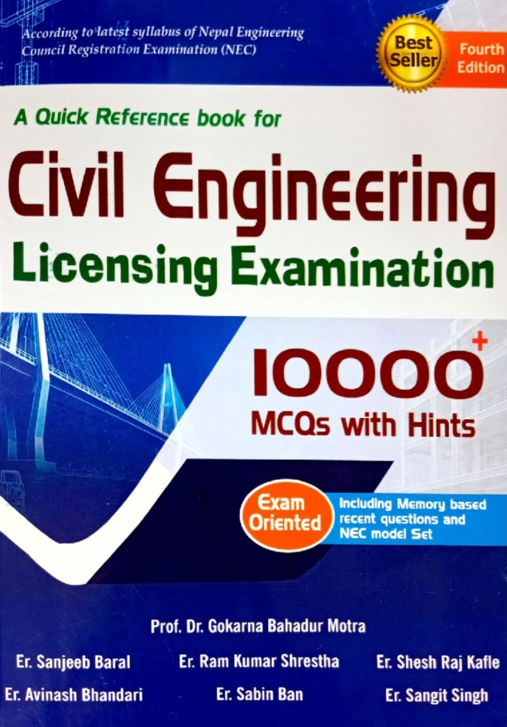 Civil Engineering Licensing Exam Book – NEC Syllabus 4th Revised Edition