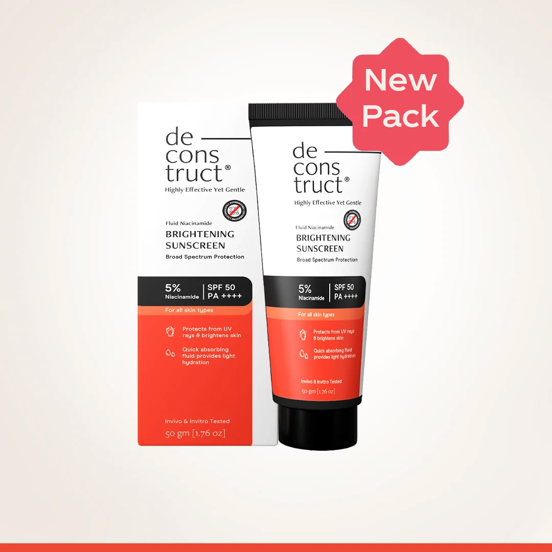Deconstruct Fluid Brightening Sunscreen SPF 50 5% Niacinamide