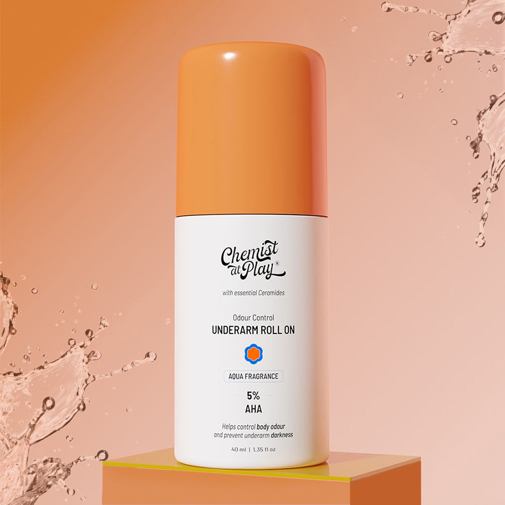Chemist At Play 5% AHA Underarm Roll On Aqua 40ml