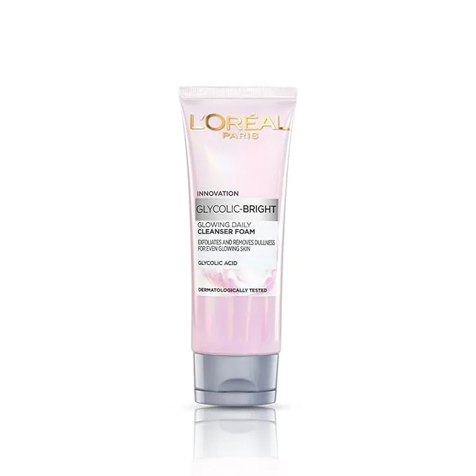 L'Oréal Paris Glycolic Bright Foaming Face Cleanser 100ml