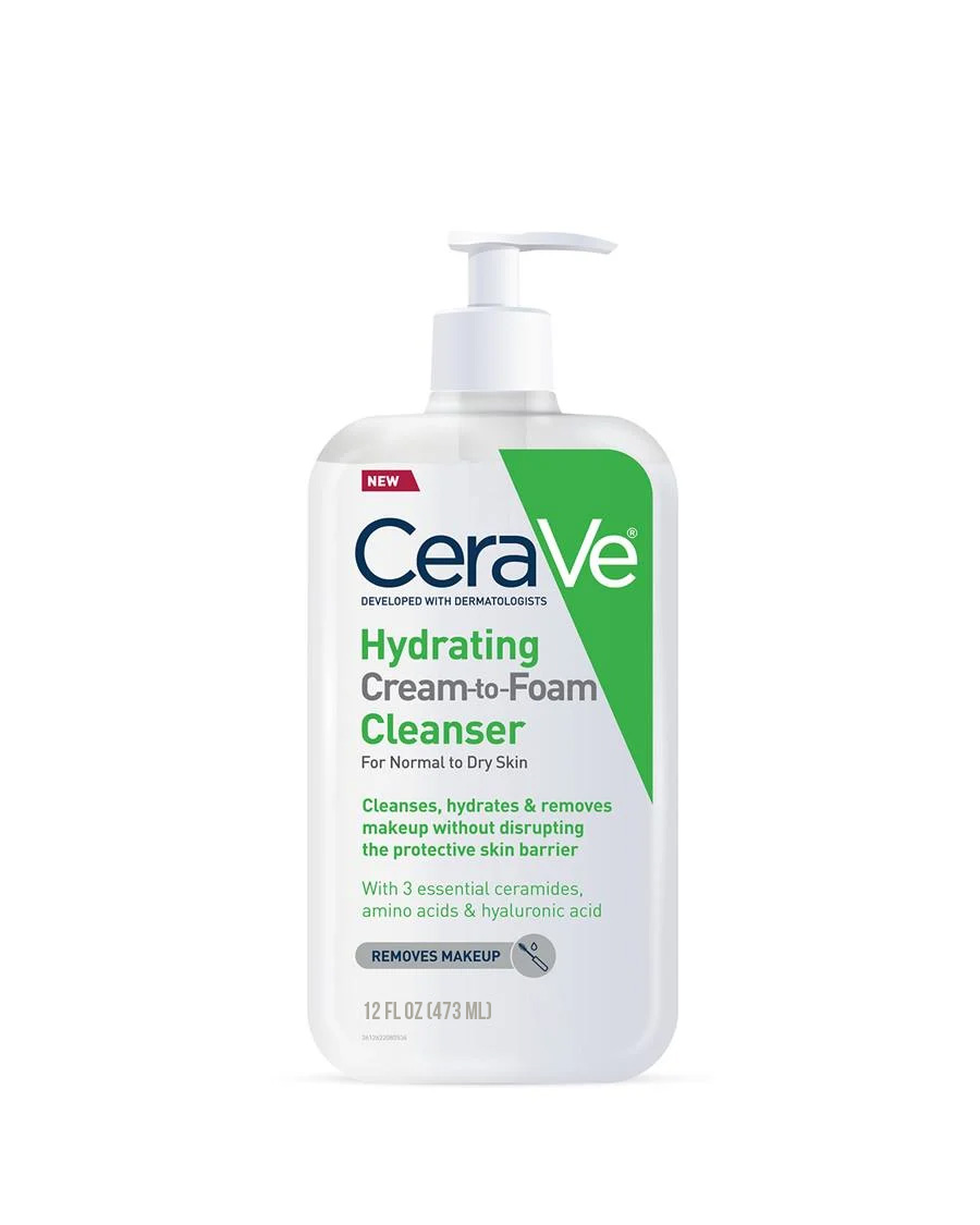 CeraVe Hydrating Cream To Foam Cleanser 473ml