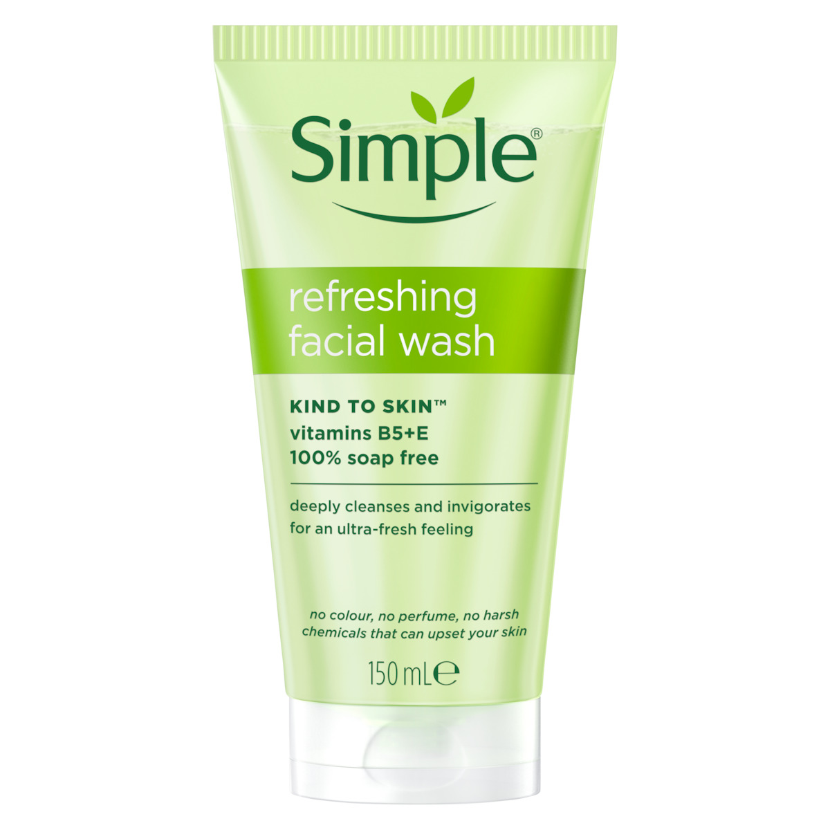 Simple Kind To Skin Refreshing Facial Gel Wash 150ml