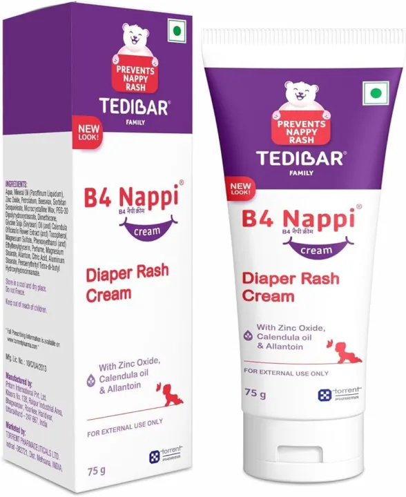B4 Nappi Baby Diaper Rash Cream 75g