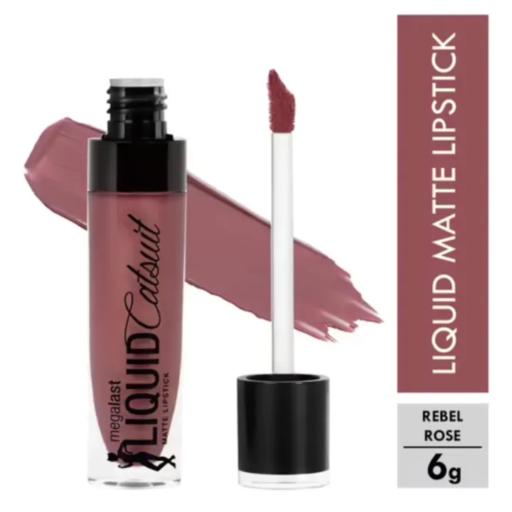 Wet N Wild MegaLast Liquid Catsuit Matte Lipstick Rebel Rose 6g