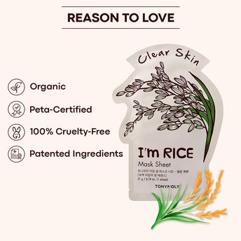 Tonymoly I’m Rice Brightening Face Sheet Mask