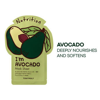 Tonymoly I’m Avocado Nourishing Face Sheet Mask