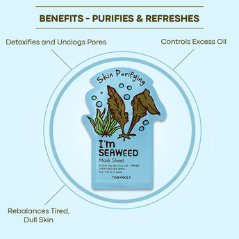 TONYMOLY I’m Seaweed Purifying Hydrating Face Sheet Mask