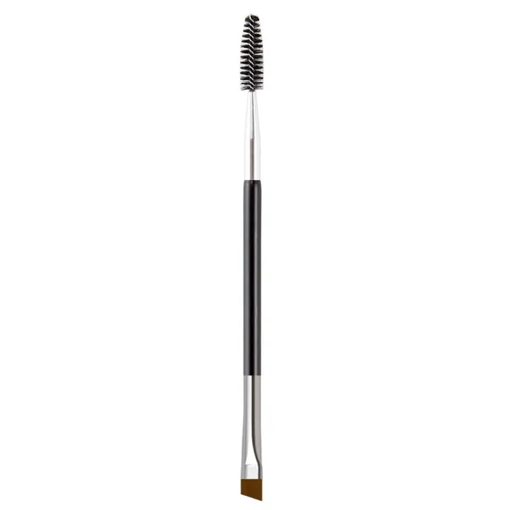 Double Ended Angled Eyebrow Spoolie Brush 2pcs