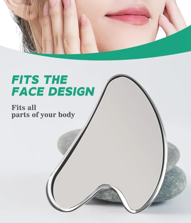 Stainless Steel Gua Sha Facial Massager 88g