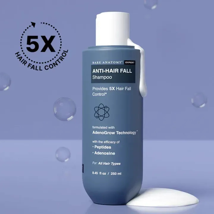 Bare Anatomy Biotin Adenosine Peptides Anti Hair Fall Shampoo 250ml