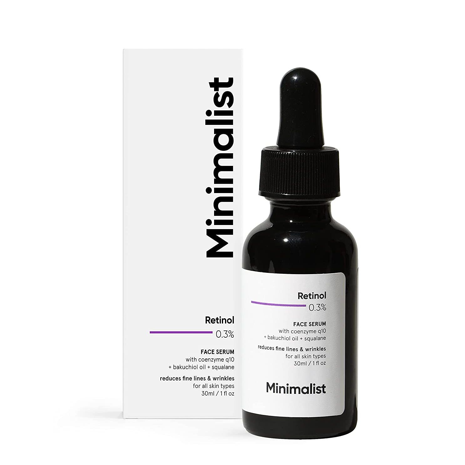 Minimalist 0.3% Retinol Q10 Face Serum 30ml