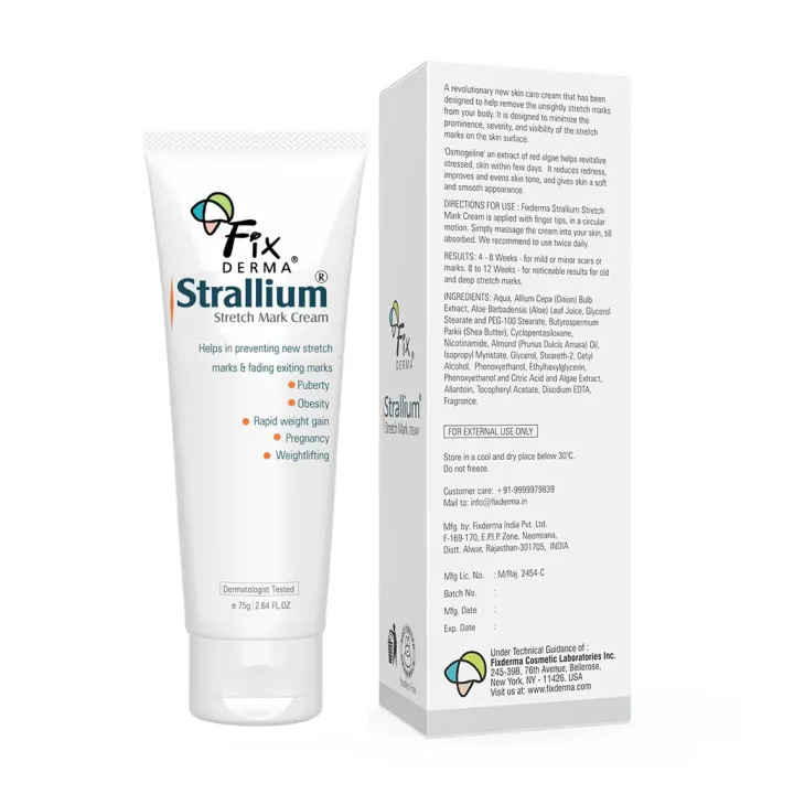 Stretch Mark Cream Fix Derma Strallium 75 gm