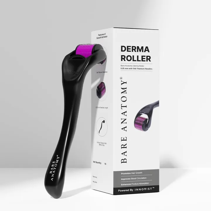 Bare Anatomy Hair Growth Derma Roller 0.25mm 540 Needles