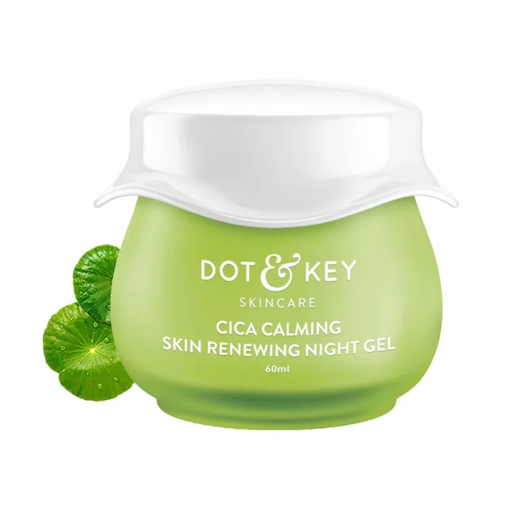 Dot & Key Cica Calming Skin Renewing Night Gel 60ml - Floral