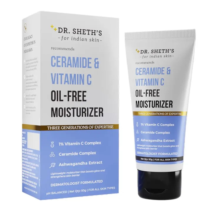 Dr Sheth's Ceramide Vitamin C Oil Free Moisturizer 50g
