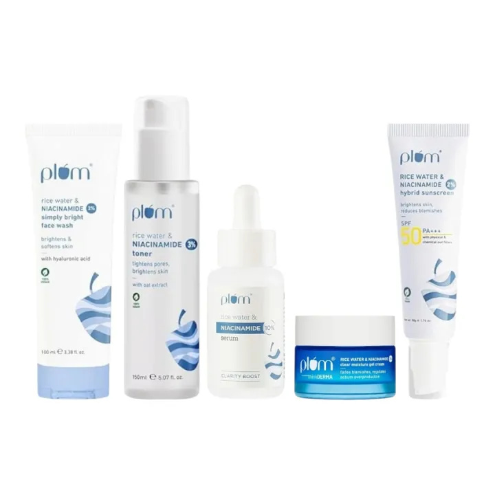 Plum Niacinamide Bright Clear Skin Combo