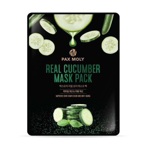 Pax Moly Real Cucumber Hydrating Face Mask 5 Pack