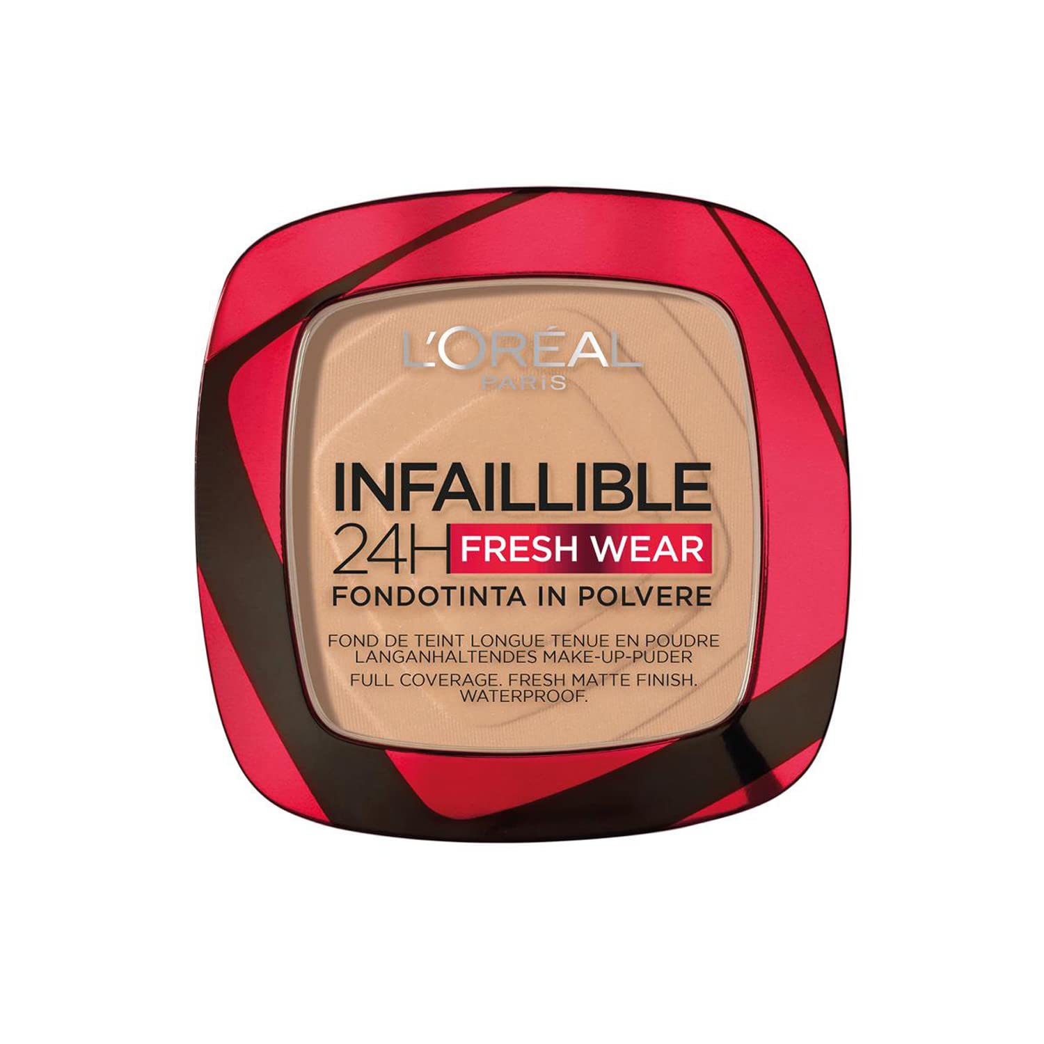 L'Oreal Paris Infallible 24H Fresh Wear Powder Foundation 140 Golden Beige 9g