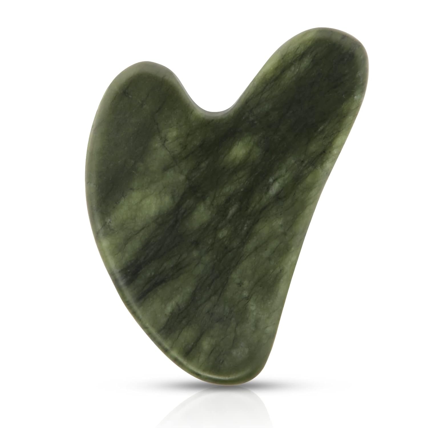 Natural Jade Gua Sha Facial Massage Tool for Face & Jawline