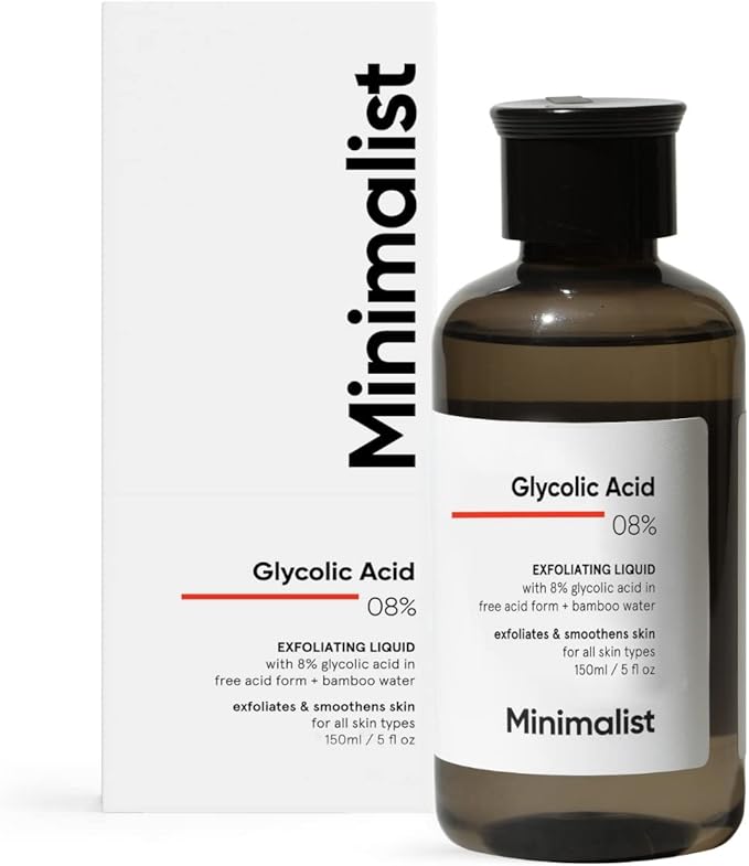 Minimalist 8% Glycolic Acid Exfoliating Toner 150ml